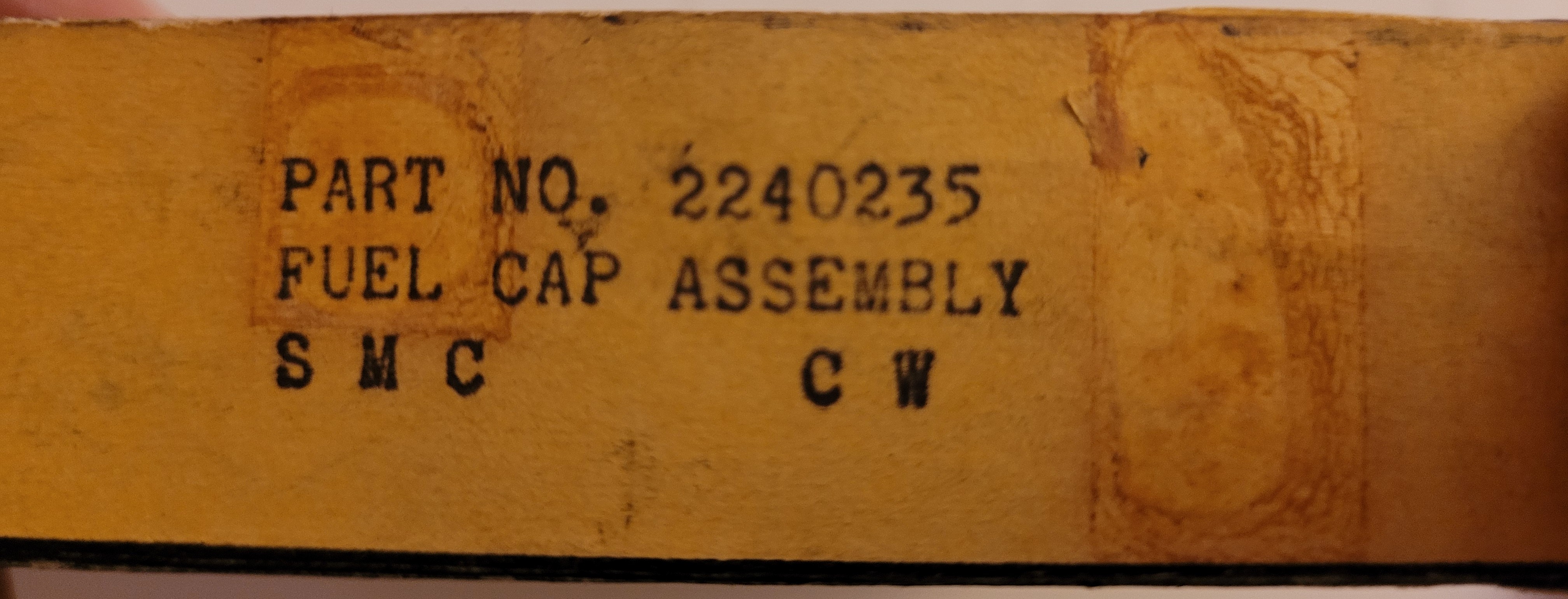 MOPAR NOS FUEL CAP ASSEMBLY 1