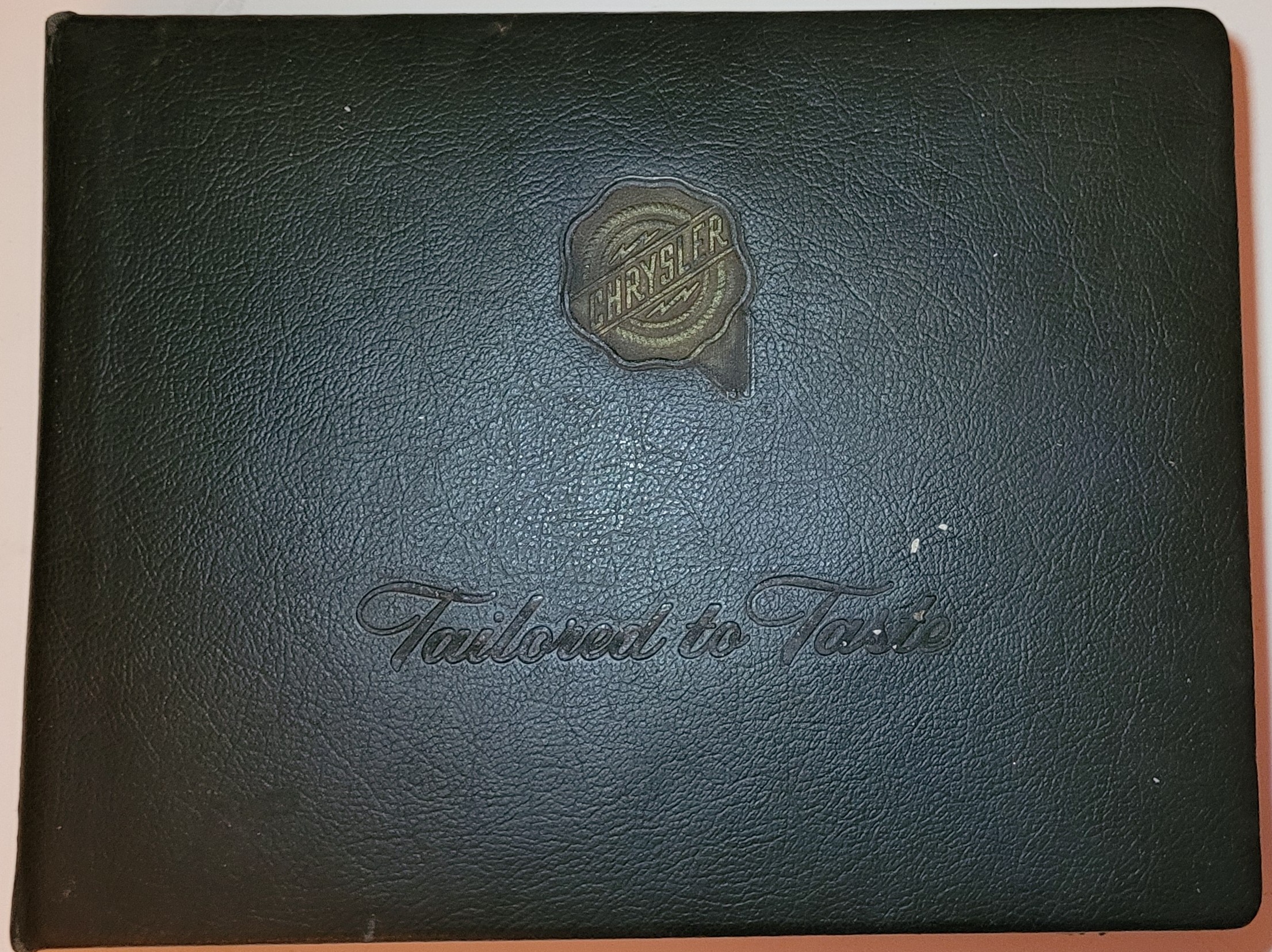 CHRYSLER 1954 UPHOLSTERY SELECTIONS BOOK